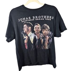 Jonas Brothers Happiness Begins Tour X Bebe Rexha X Jordan Mcgraw Band T-shirt M